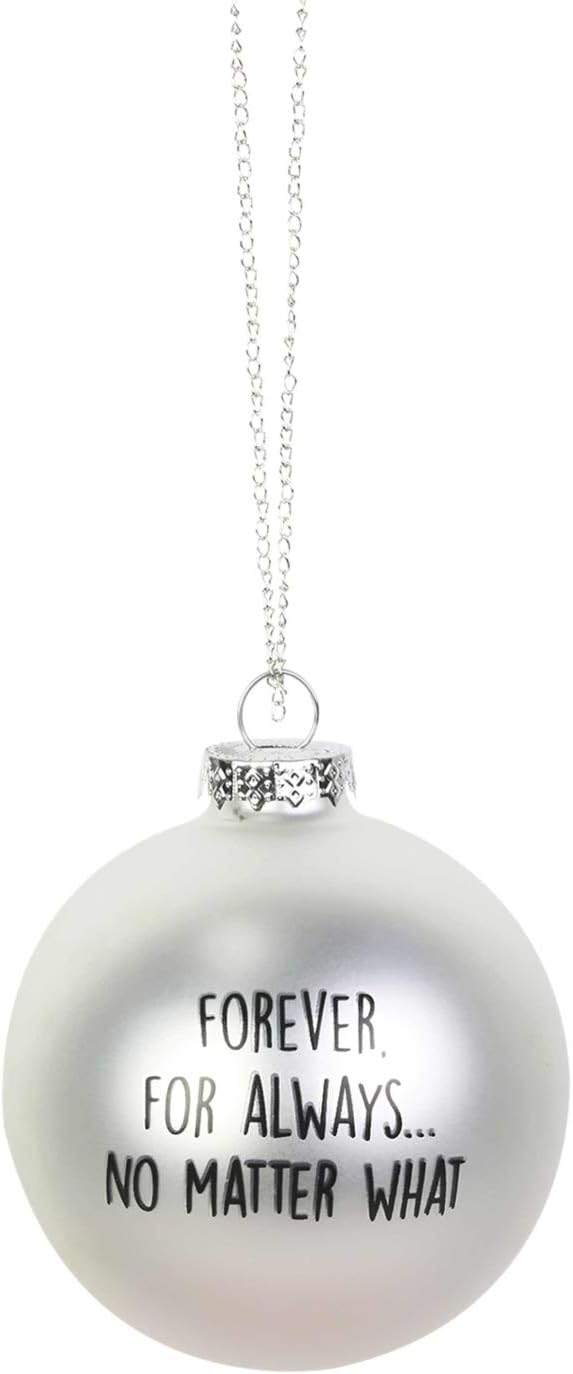 Enesco Our Name is Mud Best Friend Glitter Hanging Ornament, 3.95 Inch, Multicolor