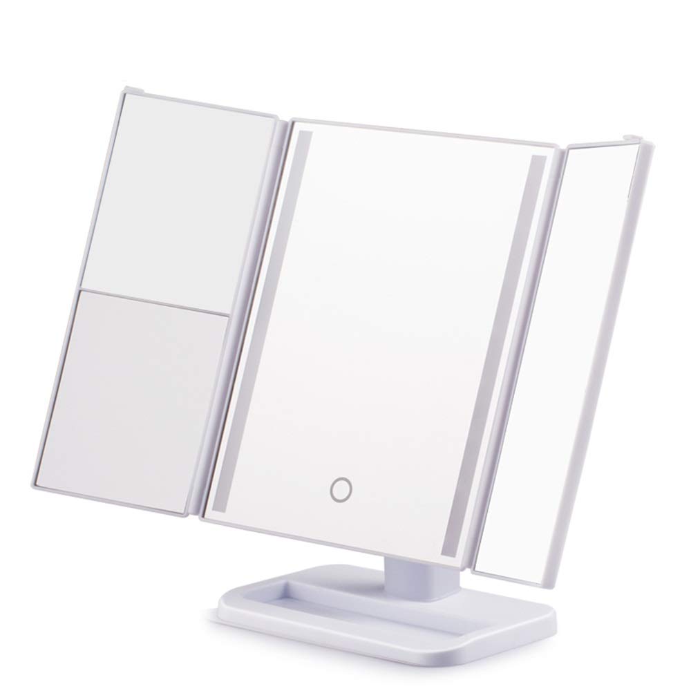 Buy Makeup Vanity Mirror Light Extra 24 LED Trifold Portable Mirror