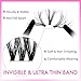 VEYESBEAUTY Lash Clusters Fluffy Individual Lash Extensions VBmuse 3D Layered Volume Eyelashes Thin & Invisible Band Wispy Faux Mink Lash Silk Bloom 3D Series Mixed Length 10-18mm