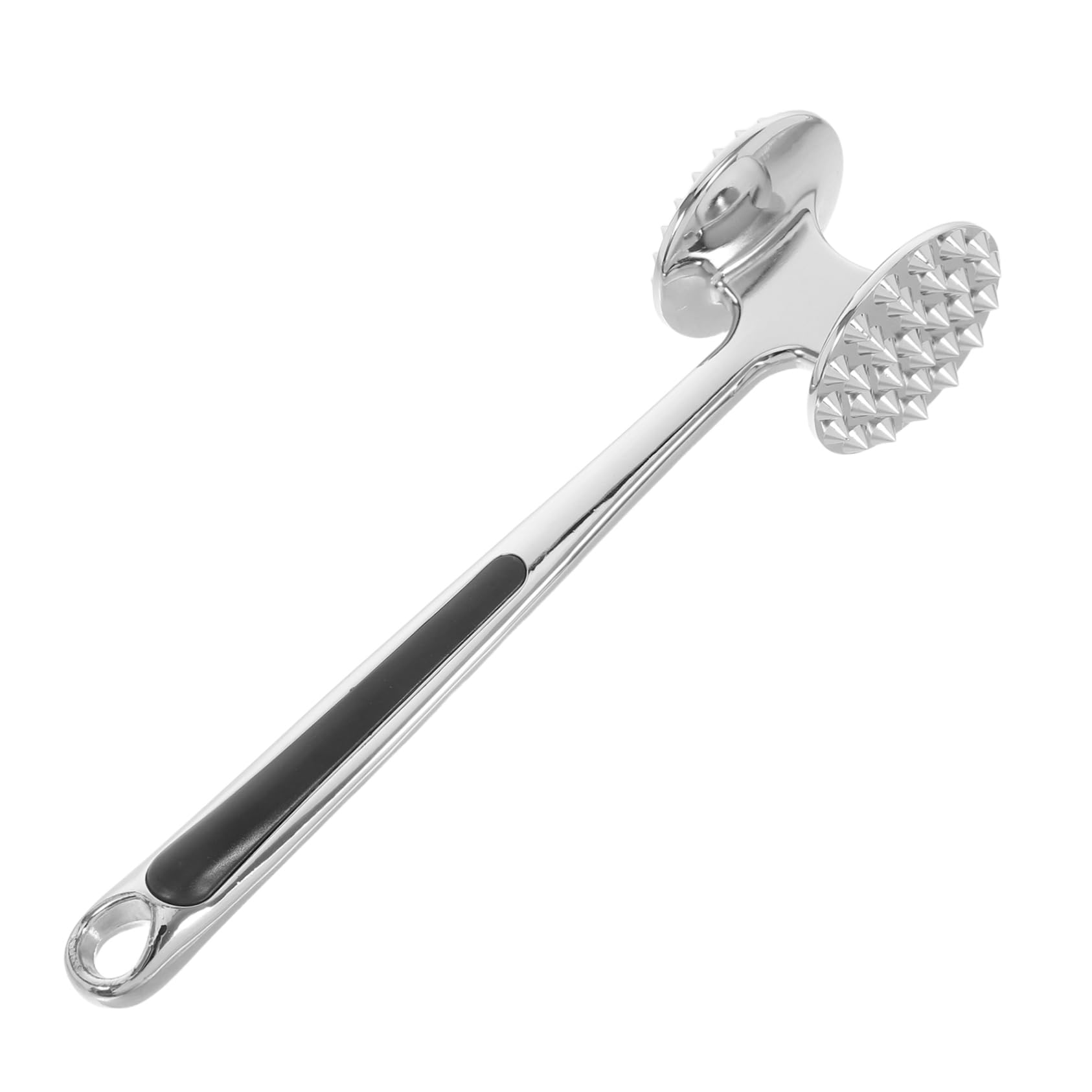 FUNOMOCYA Dual Sided Meat Tenderizer Hammer Comfortable Grip Kitchen Tool for Efficient Pounding Tenderizing of Steak Chicken More Heavy Duty Zinc Alloy Design for Professional Cooking