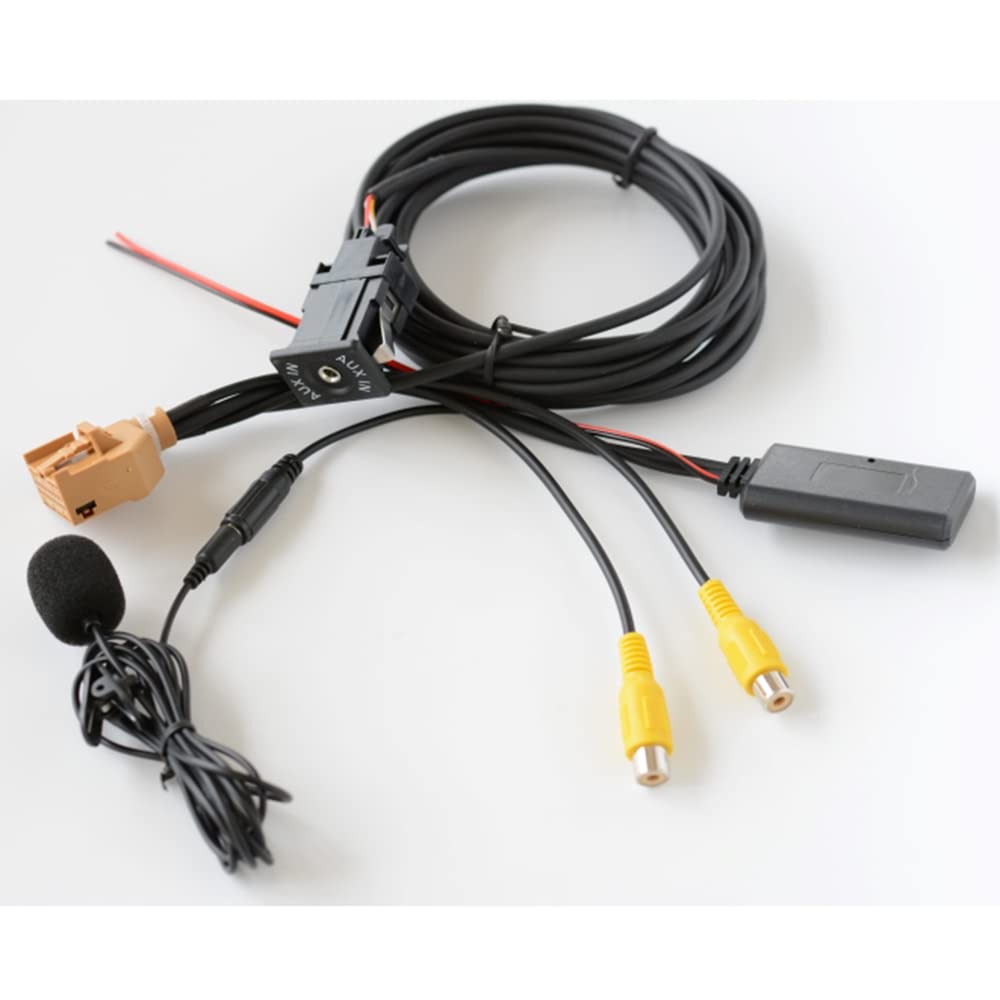 12V MMI 2G Auto Bluetooth AUX Adattatore Musica Audio Mic per A6 A8 2006-2008 J523