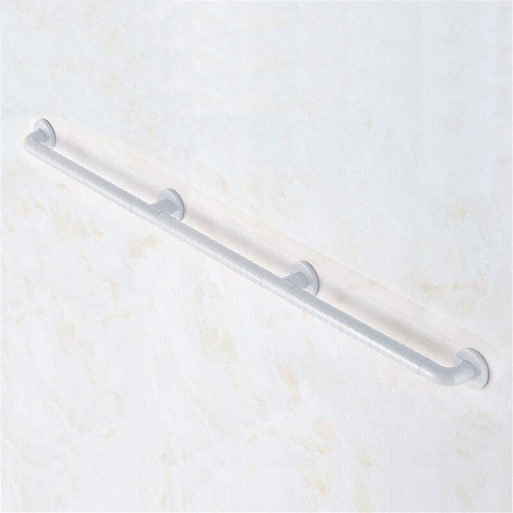 GAIGAI Bagno Corrimano, Acciaio Inossidabile Scala Corrimano, nelle Aree Pubbliche per Gli Anziani Maniglia Barriera di Sicurezza Gratuito, Manico Antiscivolo per La Toilette,Bianca,110cm