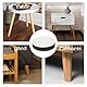 10 Stück Selbstklebend Möbelerhöhung Rund Selbstklebend Betthöher mit Filz Sockelfuss Tischerhöhung für Tisch, Stuhl, Sofa, Bett, Kabinett, Erhöhte Höhe Möbelfüße (Ø 6cm, Höhe 1,5cm)