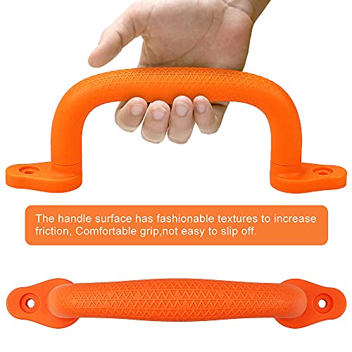 Dolibest Set Of 4 Safety Playground Handles,Swing Set Kids Safety Hand Grips For Playset, Climbing Frame, Play House,Climbing Frame, Play House Handles(Red) #TOP5