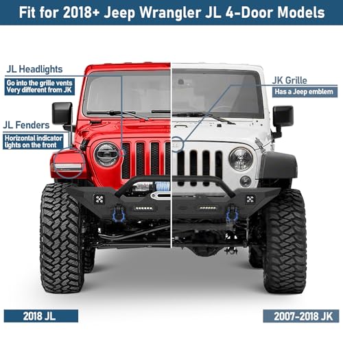 Estribos Hooke Road para Jeep Wrangler JL Unlimited 4 Puertas miniatura 2