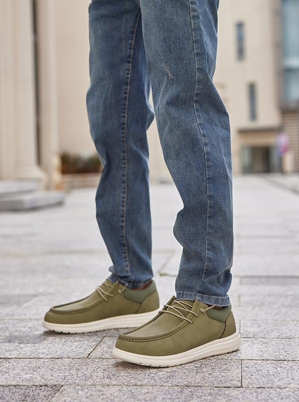 Image of FW FRAN WILLOR Mens Wide Shoes Width Toe Box Slip-on Loafers Casual Walking Shoes for Men