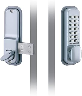 Codelocks 0100 SG CL100 Surface Deadbolt Mechanical Lock, Silver Grey