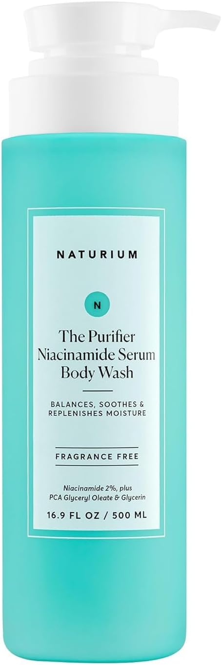 The Purifier Niacinamide Serum Body Wash, Gentle Cleanser | 16.9 FL OX / 500 ML