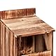 Relaxdays Nistkasten für Halbhöhlenbrüter, aufklappbar, Einflugspalt HxB: 10 x 19,5 cm, Vogelhaus zum Aufhängen, Natur