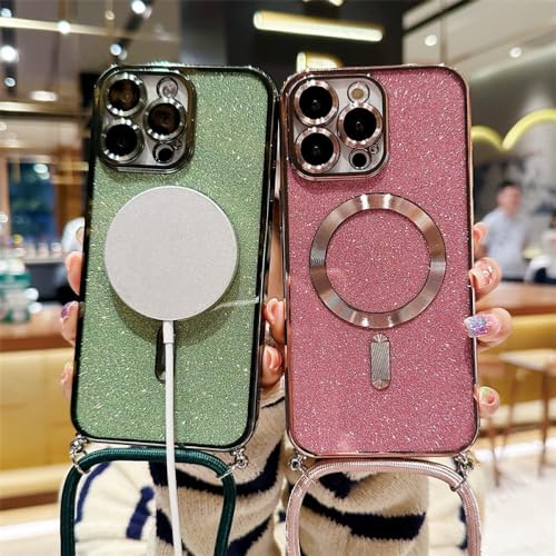 Coque TPU souple iPhone 14 Plus magnétique contre les chutes avec cordon amovible