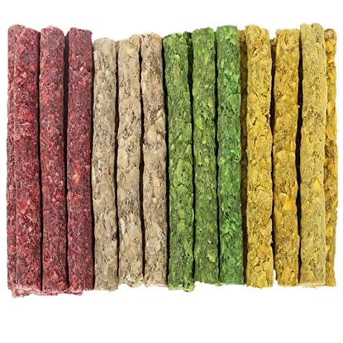 Image of Munchy Sticks Mix Flavours - Chicken, Mint, Mutton, and Natural, 950g | Assorted Premium Chew Treats for All Breeds | Delicious Variety Pack Enhances Dental Health, All Life Stages