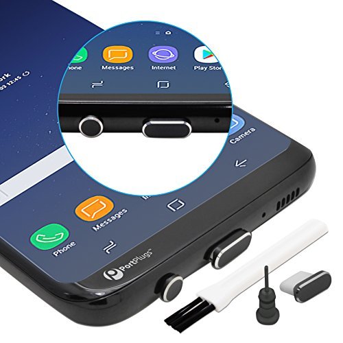 Tapones USB C para proteger del polvo en el bolsillo el iPhone 16 y Samsung