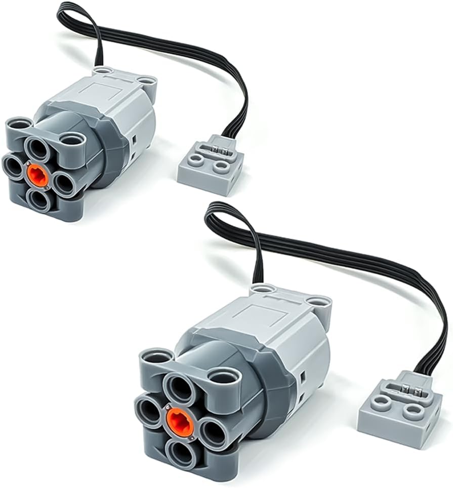 Power Functions L-Motor 88003 (2 PCS) Compatible with Lego Motor MOC Technic Parts