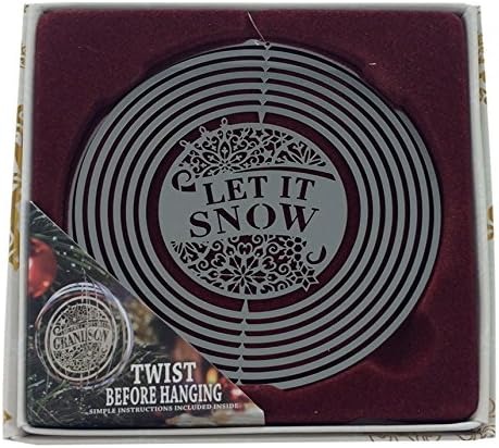 Christmas Tree Spinners Tree Spinner-Let It Snow