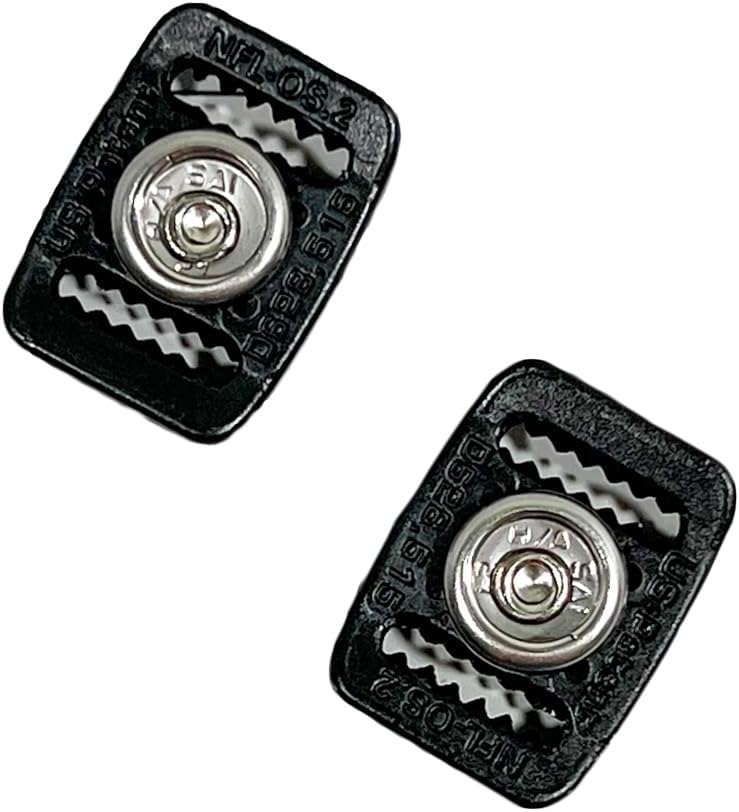 SportStar Chinstrap Buckles - Green Gridiron