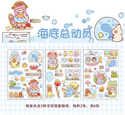 Amazon シール フレークシール かわいい女の子 手帳 テクスチャ 装飾 ノート 美化 Diy 構成 パターン 背面 接着 剤 直接 貼る 付け 学用品 事務 用品 パック あたり パック あたり ファインディング ニモhaidizongdongyuan シール ステッカー 文房具 オフィス用品