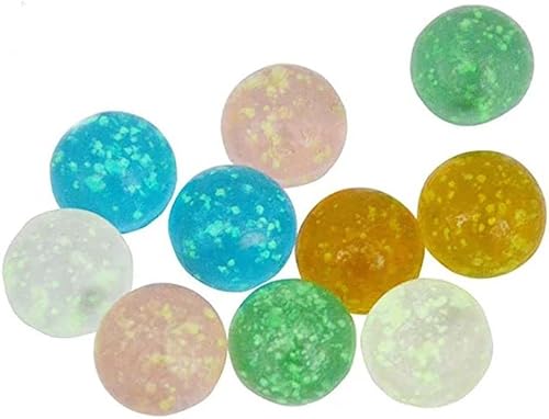 Miniatura 8 de 10 canicas que brillan en la oscuridad para niños canicas de cristal bola de vidrio luminosa para niños juegos de mármol bricolaje y decoración del