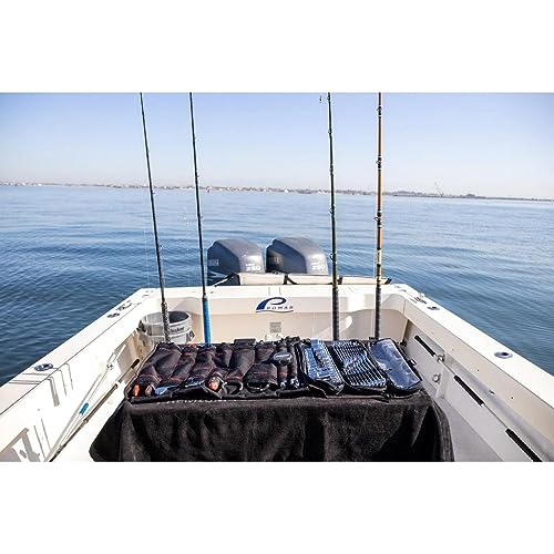 Image of Boxo USA 82-Piece Marine Boat Tool Roll - Metric & SAE Tools to Maintain Powerboat, Sailboat, Watercraft in Compact Organizer