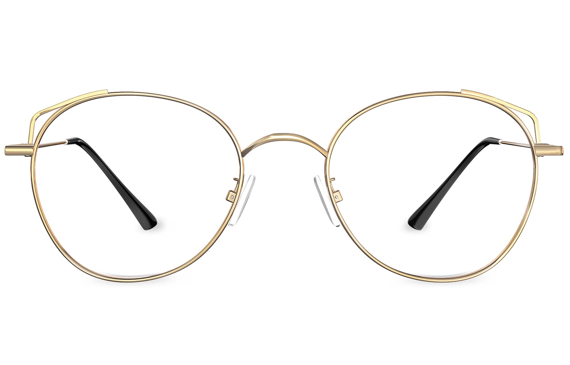 HBselect Gafas Luz Azul para Mujer Hombre, Gafas Filtro Azul Ligera con Montura, Gafas Ordenador Ojos Protección Para Tablets Móvil Televisión