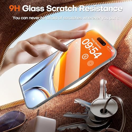 Image of Mr.Shield Top-Notch HD+ Tempered Glass Screen Protector Guard Compatible for iPhone 17 Air - 9H Hardness, Anti-Static, Case-Friendly, Easy Installation Kit - 1 Pack