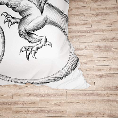 Parure de lit premium CHEHONG en microfibre de polyester ultra douce - 6