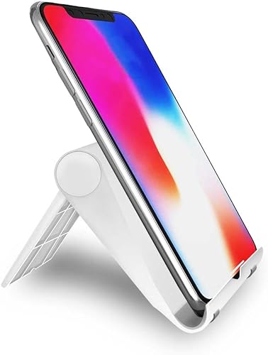Miniatura 3 de Soporte ajustable para teléfono celular para escritorio, soporte de teléfono portátil compatible con la mayoría de iPhone, Samsung y otros teléfonos