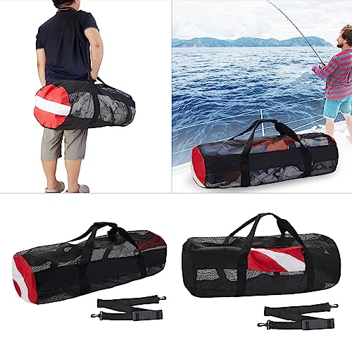 Large Capacity Mesh Duffels Gear Bag For Scubas Diving Snorkeling Equipment Storage Bag Tear-resistant Nylon Duffels Bag