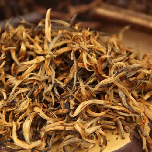 Tè nero cinese Jin Ya 70g Dianhong Tè naturale Dian Hong rima rossa gemma d'oro (70g*2) - immagine 4