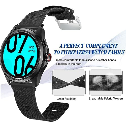 Bracelet Ticwatch Pro 5 montre connectée Android nylon respirant 24mm