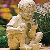 【Das ideale Geschenk zum Muttertag】 Jeden Morgen und Abend werden im Garten sehr süße Statuen von Wunderkindern aufgestellt. Es ist eine Art Glück für jeden Elternteil, der seine Kinder vermisst. Die Wunderkindstatuen sind wie ihre Kinder, bleiben immer an ihrer Seite und in Kontakt mit ihren Eltern