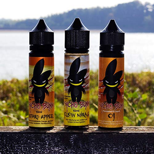 Psycho Bunny - Custard Appeel | 50ML | Ohne Nikotin: 0 mg | 80VG / 20PG | E-Liquid für elektronische Zigaretten Vaper… – Bild 3