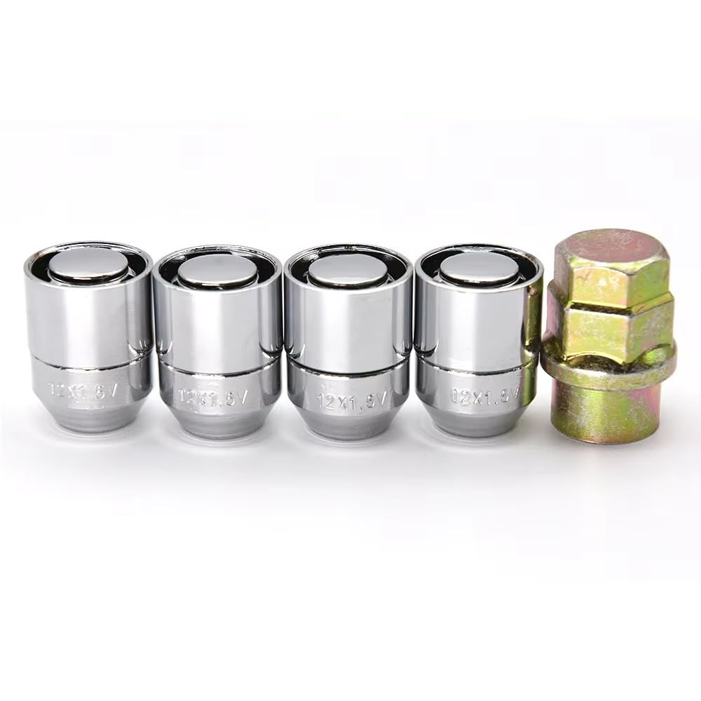 Tuercas seguridad ruedas coche M12X1.5 para evitar robos de llantas AD 7