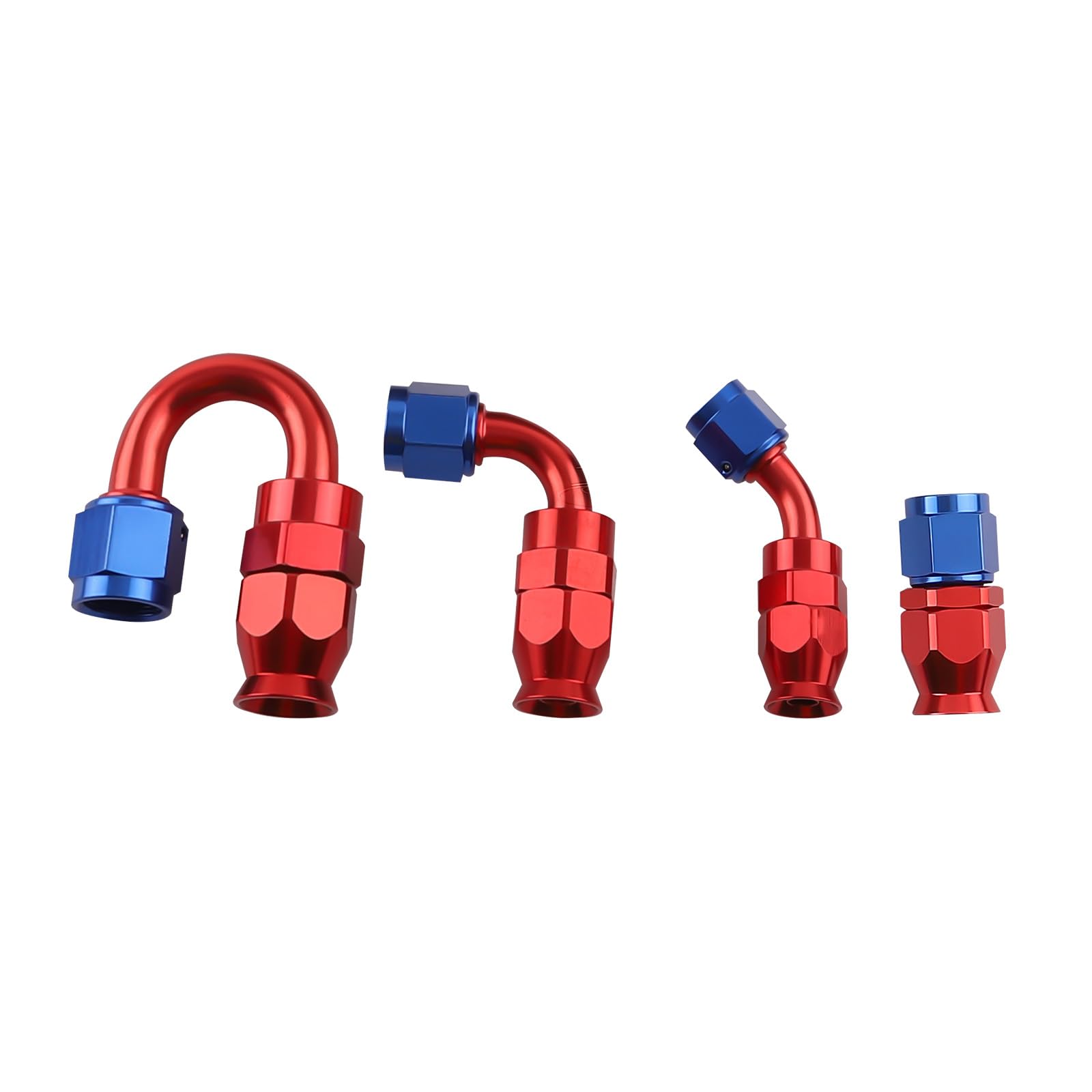 maXpeedingrods AN6-6AN, AN-6 Red tubo dell'olio girevole in acciaio inox intrecciato Fuel Line pantaloni 20FT kit in acciaio inox PTFE E85 tubo del carburante