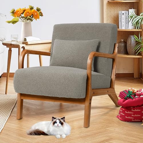 Brick Attic Living Room Chair Mid Century Modern Accent Chair