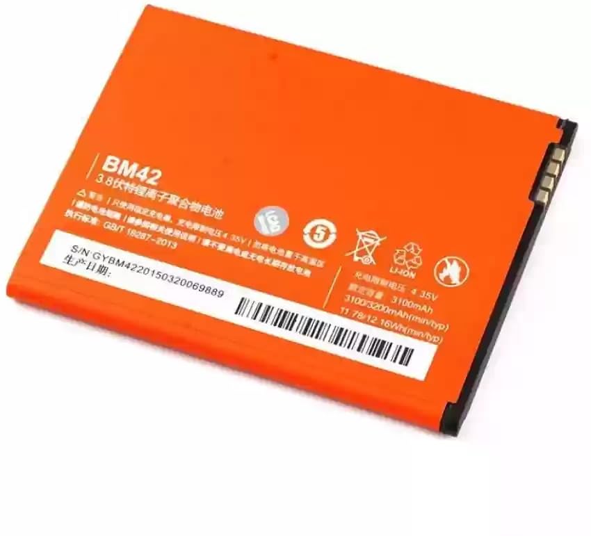 Image of Original BM42 Battery for Redmi Note 3G /4G Note Battery with 1 Year Warranty*** (SEP00105)