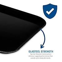 Vista 3 de Bandeja rectangular Carlisle de fibra de vidrio sólida, vidrio y acero., blanco (Bone White), 12