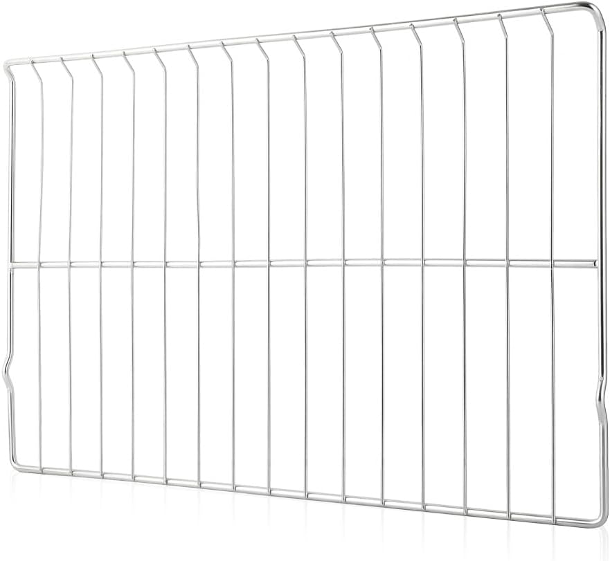 [Upgraded] 2Pcs Range Standard Oven Racks MHL63411403 for LG Range Ovens, Stainless Steel Oven Shelf Rack Replacement Part, 24.7'' Wide x16.2'' Deep