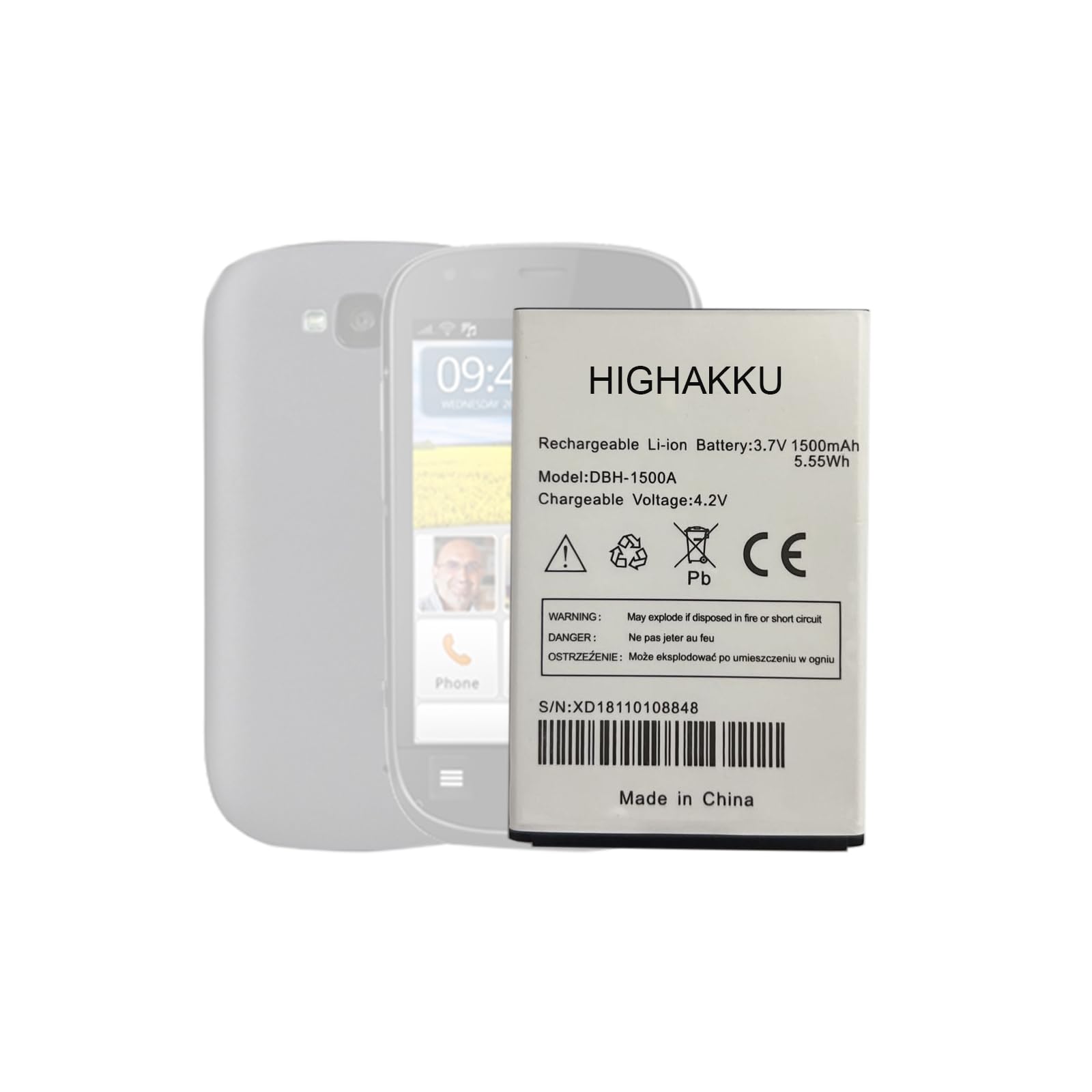 Batteria Cameron Sino Per Doro Liberto 810 - DBH-1500A - Qualità Premium Agli Ioni Di Litio