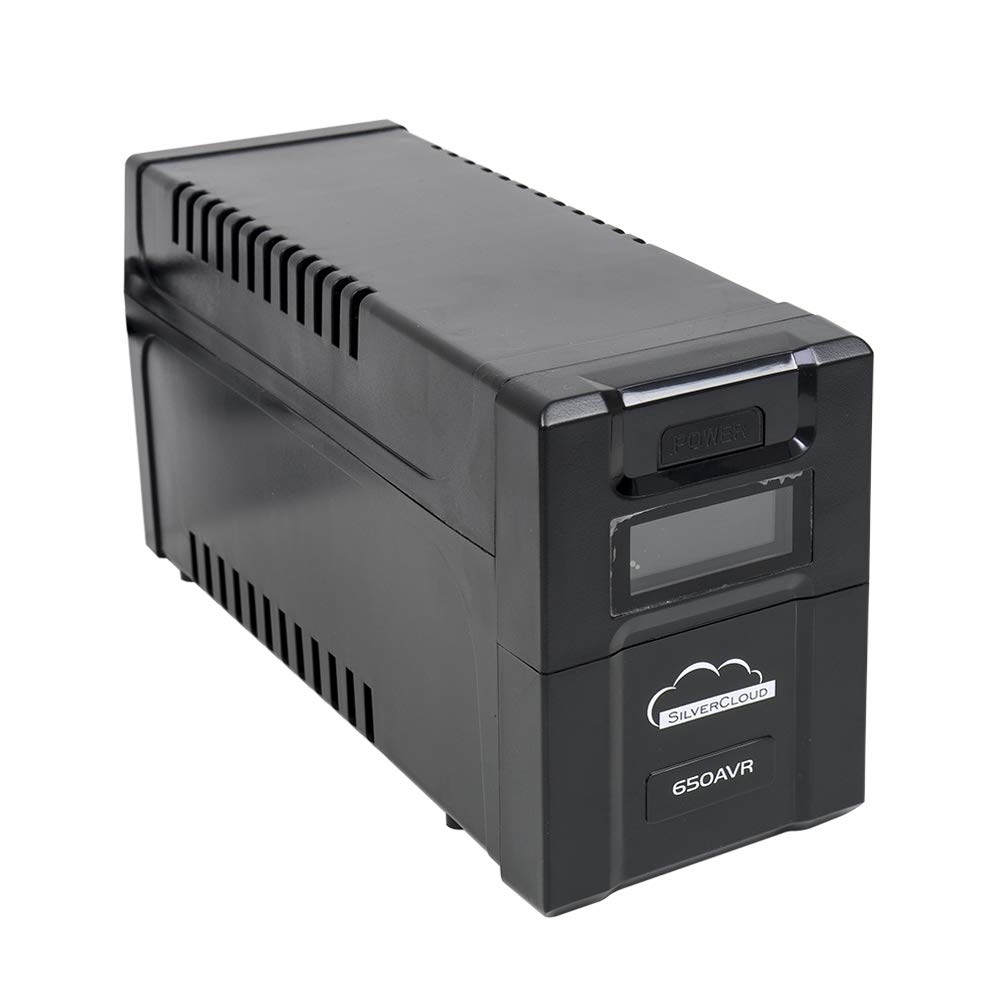SilverCloud ups SafePC 650AVR Power 360 W Schermo LCD Software di monitoraggio del PC