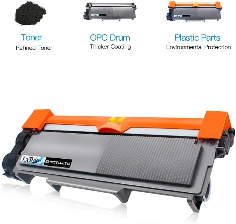 Miniatura 6 de LxTek Cartucho de tóner de repuesto compatible para impresoras láser Dell E310dw P7RMX PVTHG 593-BBKD compatible con impresoras láser E310dw,