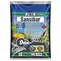 JBL Sansibar Dark 67050, Bodengrund Dunkel für Süßwasser-Aquarien, 5 kg, Fisch