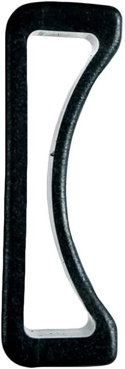 Strapworks1 Inch Plastic Webbing Keeper - Black End Clip Strap Keeper Securely Holds Multiple Pieces of Webbing - 10 Pack