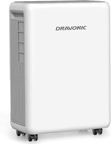 Miniatura 1 de Deshumidificador para sótano, hogar, dormitorio y baño, 3 modos de 2000 pies cuadrados deshumidificador con manguera de drenaje, control inteligente