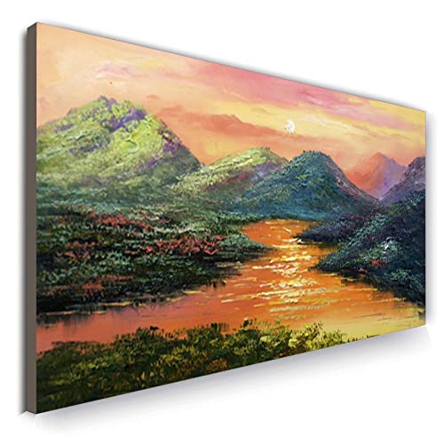 100% Hand-Painted Original Oil Painting Original Living Room Decor Painting