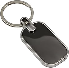 FELSTAR Premium Metal Key Chain | Black Finish Keychain for Car Bike Home & More | Ideal Custom Gift for Professionals
