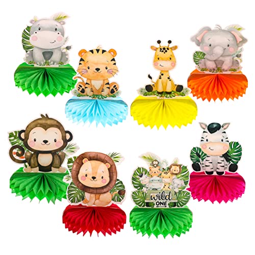 Veemoon 8 Piezas De Papel con Temática De Panal para Guardería Adornos para Niños Adornos para Niños Cumpleaños para Suministros Decoración De Ducha Decoraciones para Fiestas