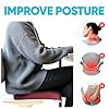 FORTEM Office Chair Cushion, Memory Foam Seat Cushion, Non Slip Sitting Pillow for Gaming, Car Seat Pillow, Computer Chair Pad, Washable Cover #5