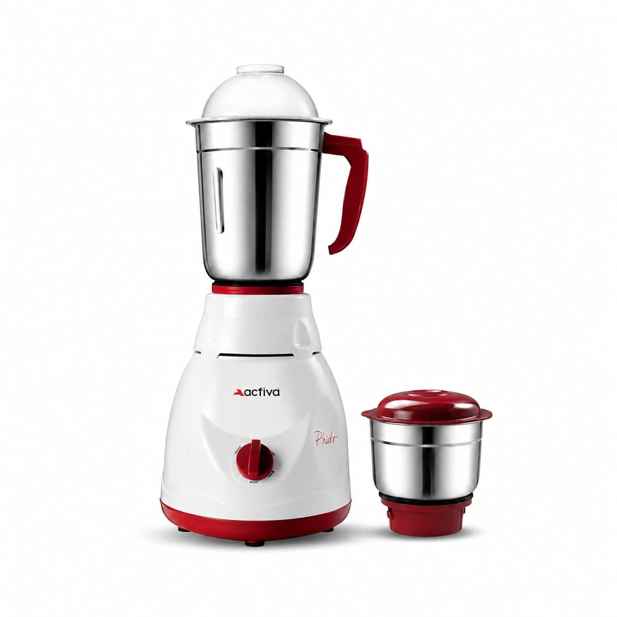 ACTIVA Pluto 2 jar Mixer Grinder, Long Lasting Shock Proof Abs Body | Heavy Duty Motor 500W (White) comes with 2 Year Warranty-image-23