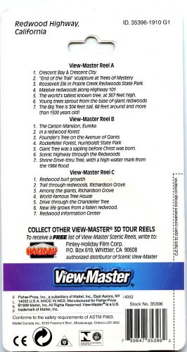 Redwood Highway, California - Classic Viewmaster - 3 Reels On Card - New #TOP1