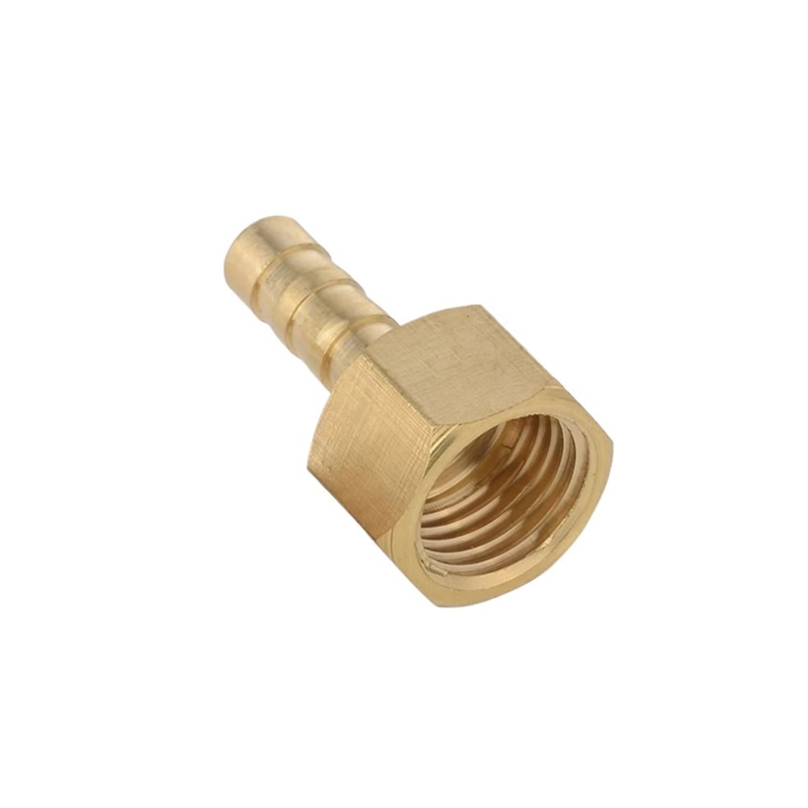 Verdurej Women's M10x1 6Mm 8Mm 10Mm 12Mm 14Mm Hose Barb X M12 M14 M16 M18 M20 M22 Metric Thread Brass Pipe Fitting Adapter Coupler Connector(8Mm,)